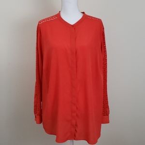 MICHAEL KORS 3X WOMEN LONG  SLEEVE BLOUSE
